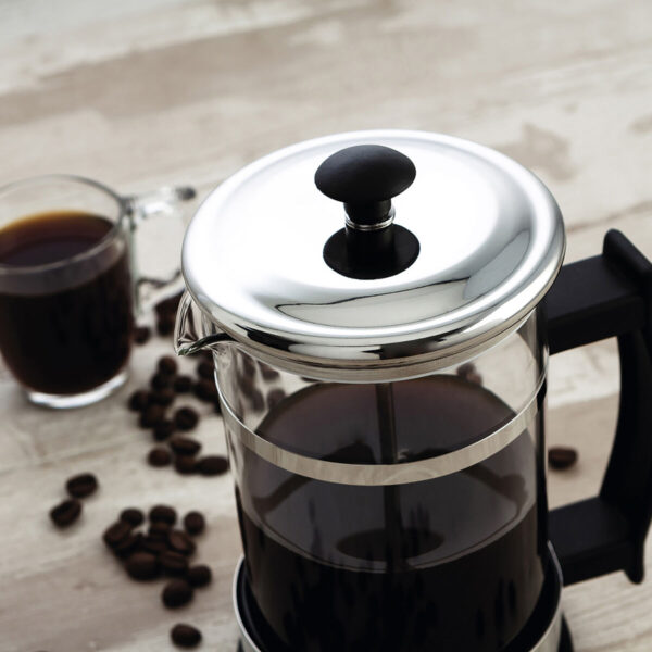 Kolben-Kaffeemaschine Quid Serenia Durchsichtig Glas Edelstahl 600 ml (6 Stück) – Bild 5