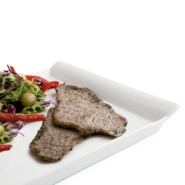 Kochschüssel Quid Gastro Fresh rechteckig aus Keramik Weiß (36 x 25 cm) (6 Stück) – Bild 2