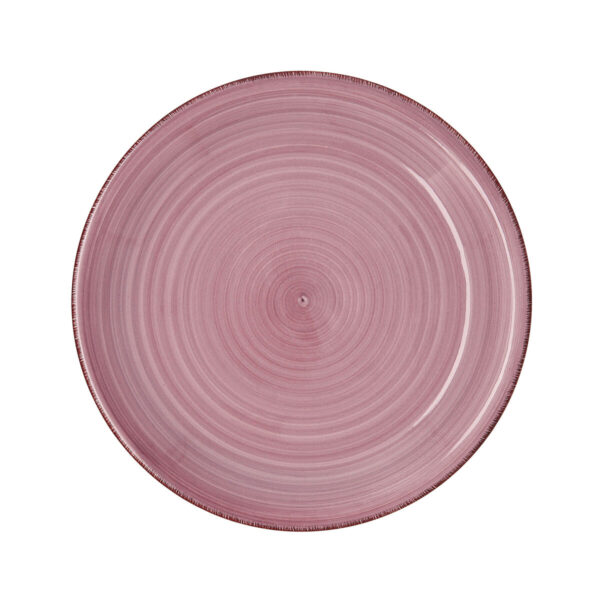 Flacher Teller Quid Vita Peoni Rosa aus Keramik Ø 27 cm (12 Stück) – Bild 3