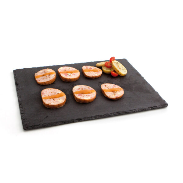 Schiefer-Effekt Keramikschale Quid Gastro Fresh Schwarz (40 x 30 cm) (12 Stück) – Bild 3