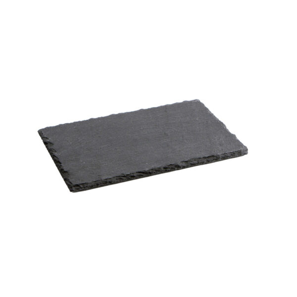 Schiefer-Effekt Keramikschale Quid Gastro Fresh Schwarz (40 x 30 cm) (12 Stück) – Bild 2