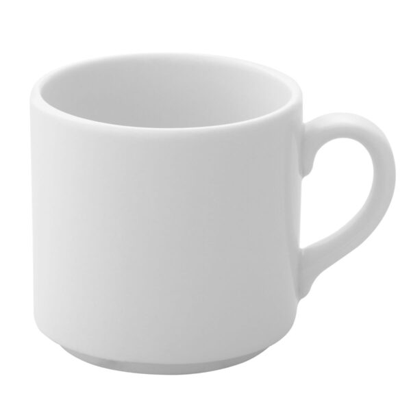 Satz von Kaffeetassen Ariane Prime Weiß aus Keramik 200 ml Kaffee (12 Stück) – Bild 2