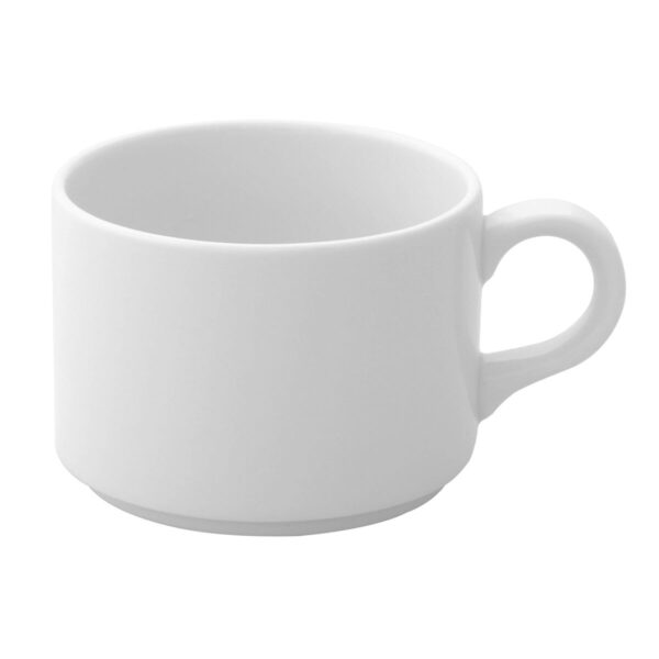 Tasse Kaffee und Tee Ariane Prime Weiß 230 ml (12 Stück) – Bild 2