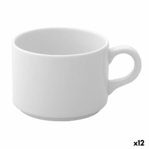 Tasse Kaffee und Tee Ariane Prime Weiß 230 ml (12 Stück)