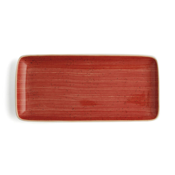 Kochschüssel Ariane Terra rechteckig aus Keramik Rot (36 x 16,5 cm) (6 Stück) – Bild 3