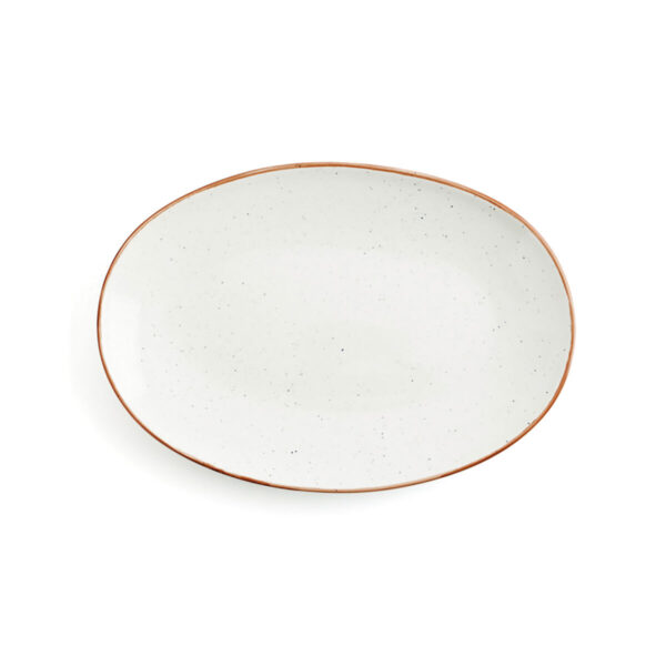 Kochschüssel Ariane Terra Oval aus Keramik Beige (Ø 32 cm) (6 Stück) – Bild 3