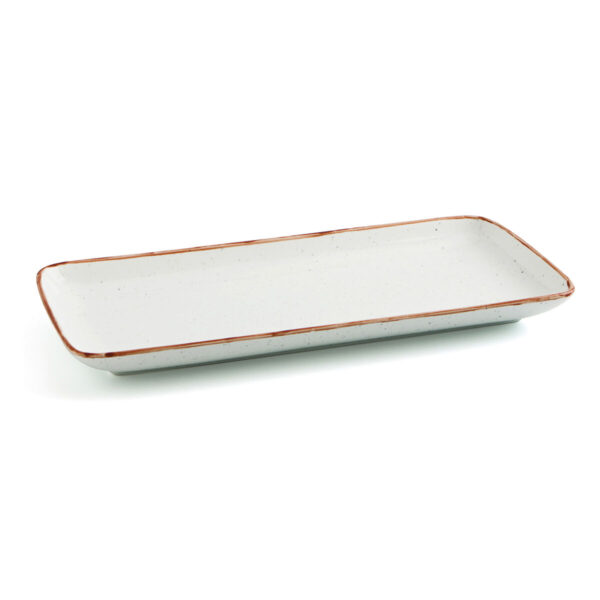 Kochschüssel Ariane Terra rechteckig aus Keramik Beige (28 x 14 cm) (6 Stück) – Bild 3