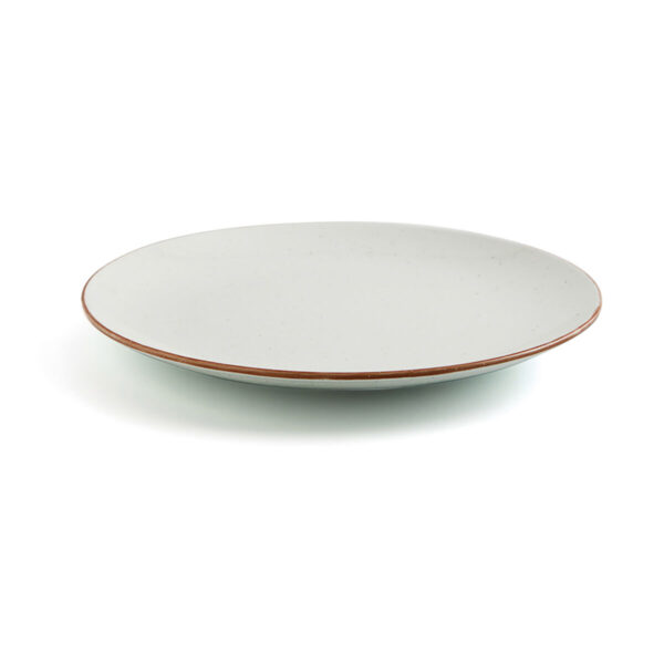 Flacher Teller Ariane Terra Beige aus Keramik Ø 31 cm (6 Stück) – Bild 4
