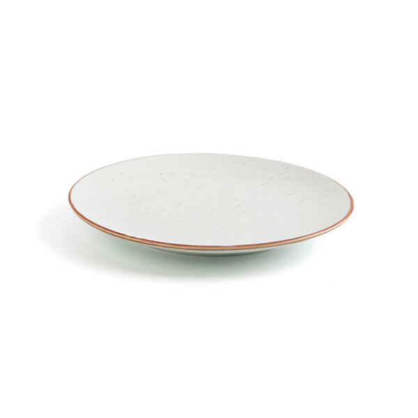 Flacher Teller Ariane Terra Beige aus Keramik Ø 18 cm (12 Stück) – Bild 3