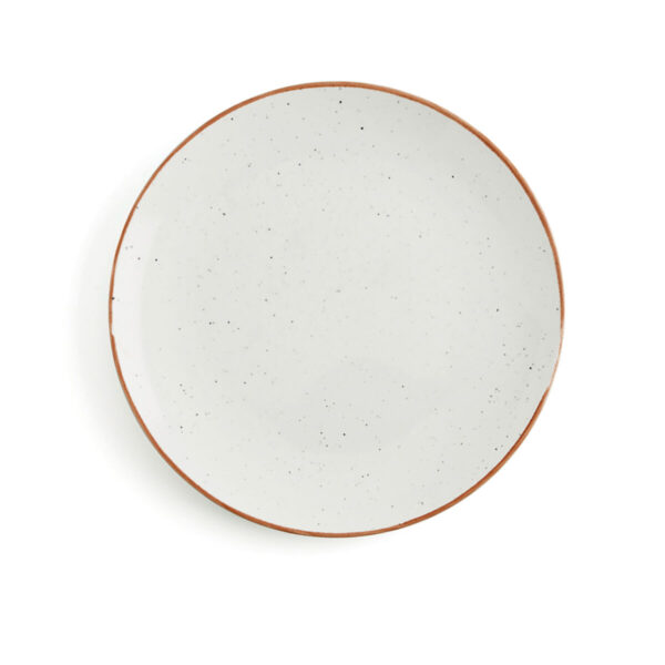 Flacher Teller Ariane Terra Beige aus Keramik Ø 21 cm (12 Stück) – Bild 3