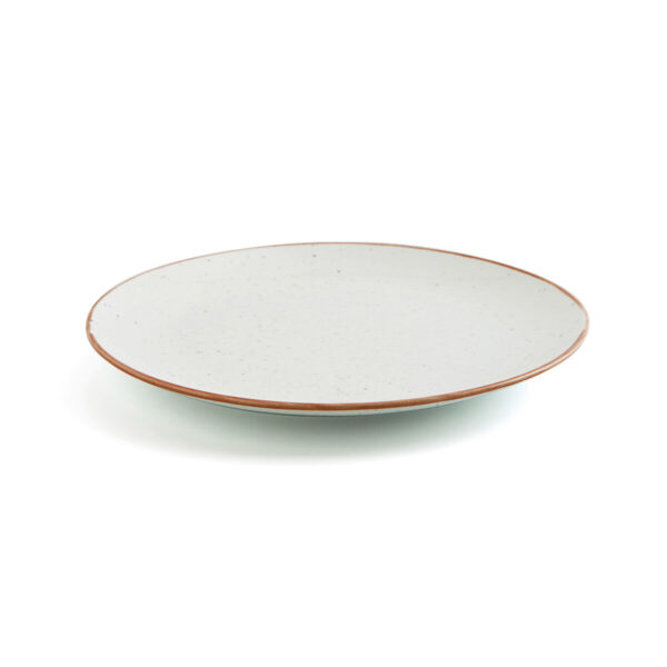 Flacher Teller Ariane Terra Beige aus Keramik Ø 21 cm (12 Stück) – Bild 4