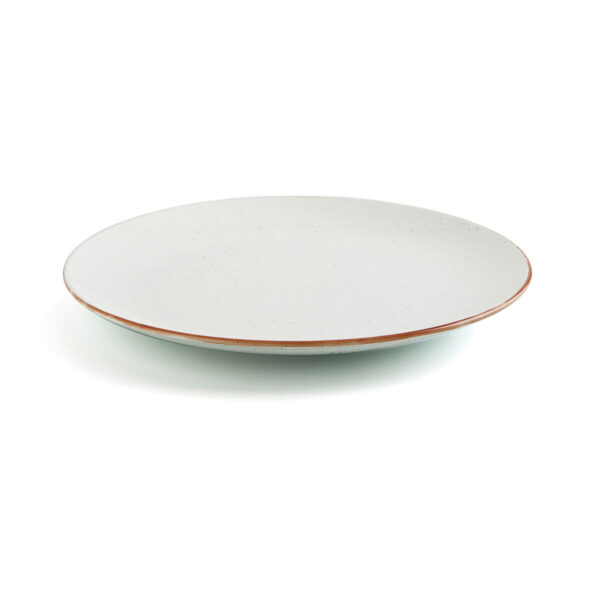 Flacher Teller Ariane Terra Beige aus Keramik Ø 29 cm (6 Stück) – Bild 4