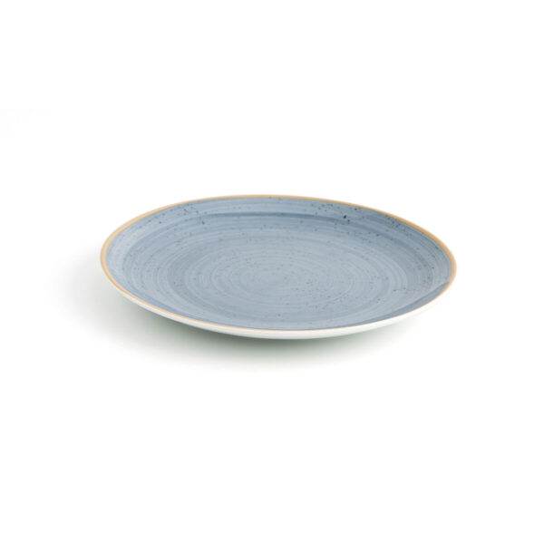 Flacher Teller Ariane Terra Blau aus Keramik Ø 21 cm (12 Stück) – Bild 4