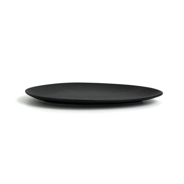 Flacher Teller Ariane Antracita Dreieckig Schwarz aus Keramik Ø 21 cm (12 Stück) – Bild 4