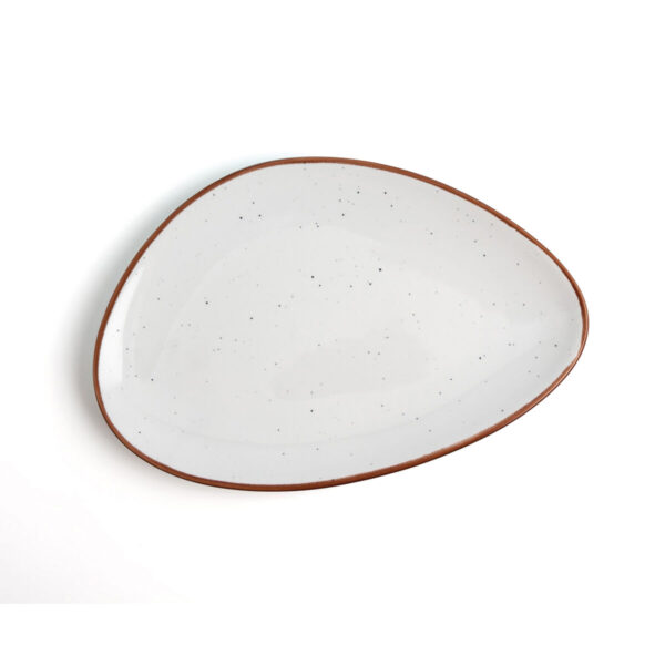 Flacher Teller Ariane Terra Beige aus Keramik Ø 21 cm (12 Stück) – Bild 3