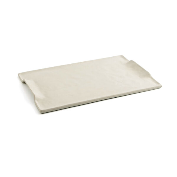 Tablett für Snacks Quid Mineral Gres Beige aus Keramik 35 x 23 cm (6 Stück) – Bild 3