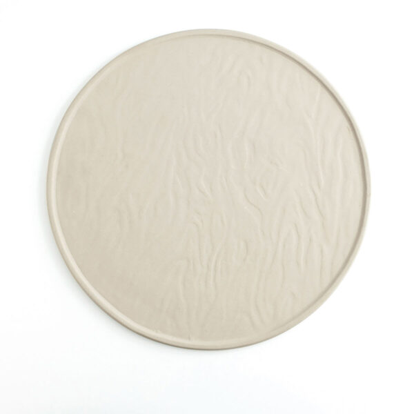Flacher Teller Quid Mineral Gres aus Keramik Beige Ø 33 cm (6 Stück) – Bild 3