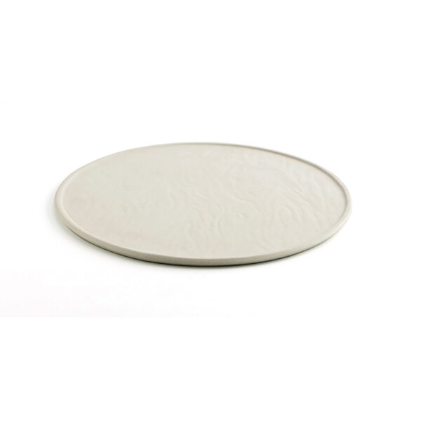 Flacher Teller Quid Mineral Gres aus Keramik Beige Ø 33 cm (6 Stück) – Bild 4