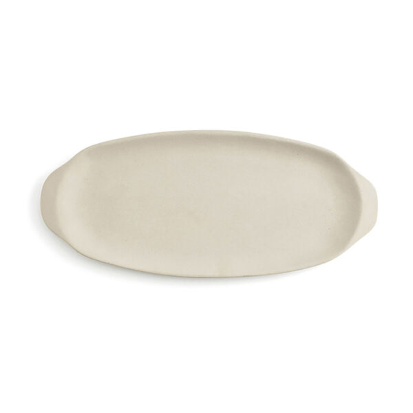 Tablett für Snacks Quid Mineral Gres Beige aus Keramik 13 x 30,5 cm (8 Stück) – Bild 3