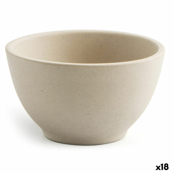 Schüssel für Vorspeisen Quid Mineral Gres Beige aus Keramik 9 x 5 cm (18 Stück)