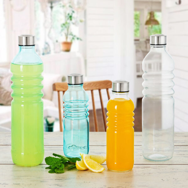 Flasche Quid Fresh Durchsichtig Glas 1,25 L (6 Stück) – Bild 5