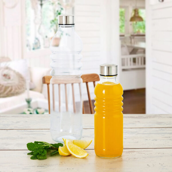 Flasche Quid Fresh Durchsichtig Glas 1,25 L (6 Stück) – Bild 2