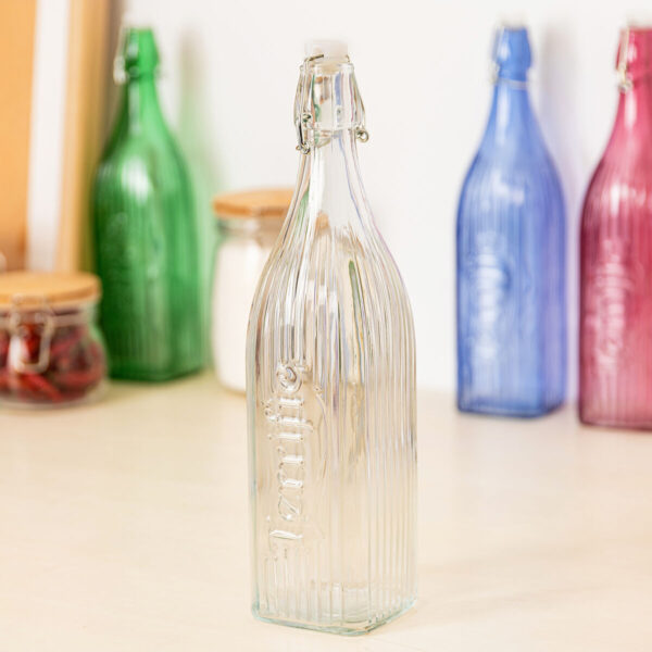 Flasche Quid Viba Durchsichtig Glas 1 L (12 Stück) – Bild 6