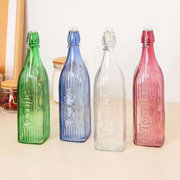 Flasche Quid Viba Rosa Glas 1 L (12 Stück) – Bild 2
