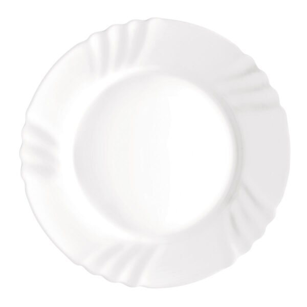 Flacher Teller Bormioli Rocco Ebro Weiß Glas (36 Stück) – Bild 2