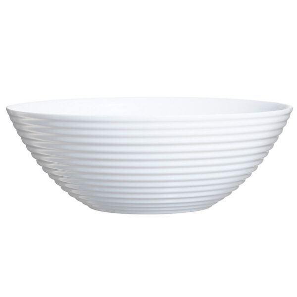 Salatschüssel Luminarc Harena Weiß Glas (Ø 27,3 cm) (6 Stück) – Bild 3