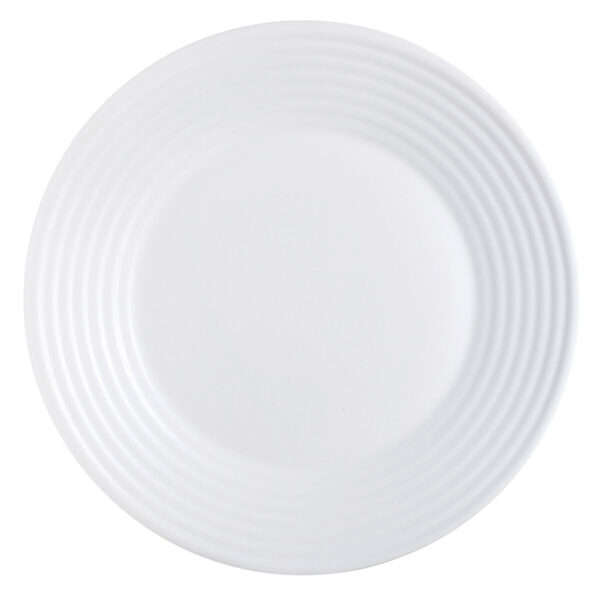 Flacher Teller Luminarc Harena Weiß Glas (Ø 27 cm) (24 Stück) – Bild 2