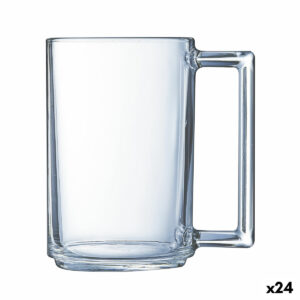 Kop Luminarc à La Bonne Heure Durchsichtig Frühstück Glas 320 ml (24 Stück)