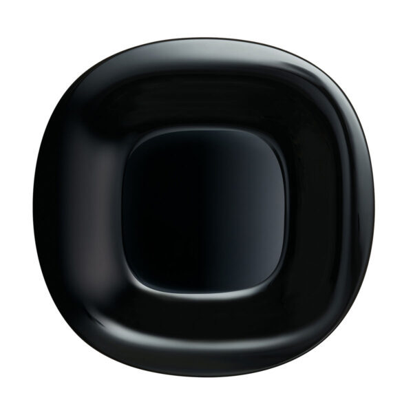 Flacher Teller Luminarc Carine Negro Schwarz Glas Ø 26 cm (24 Stück) – Bild 2