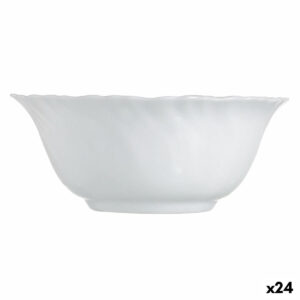 Salatschüssel Luminarc Feston Weiß Glas 12 cm (24 Stück)