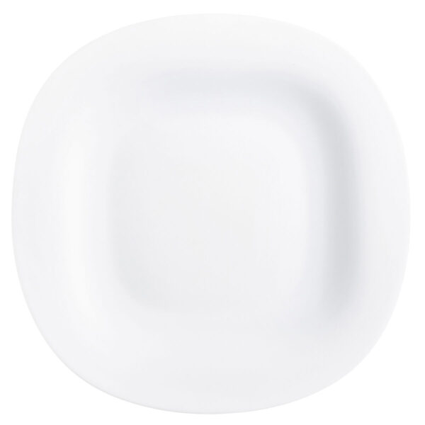 Flacher Teller Luminarc Carine Blanco Weiß Glas Ø 26 cm (24 Stück) – Bild 2