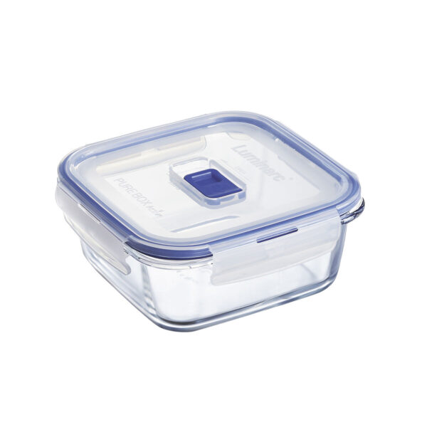 Lunchbox hermetisch Luminarc Pure Box Active 760 ml zweifarbig Glas (6 Stück) – Bild 2