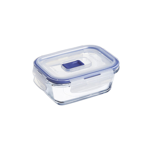 Lunchbox hermetisch Luminarc Pure Box Active 380 ml 12 x 9 cm zweifarbig Glas (6 Stück) – Bild 2