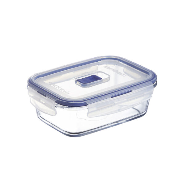 Lunchbox hermetisch Luminarc Pure Box Active 16 x 11 cm 820 ml zweifarbig Glas (6 Stück) – Bild 2