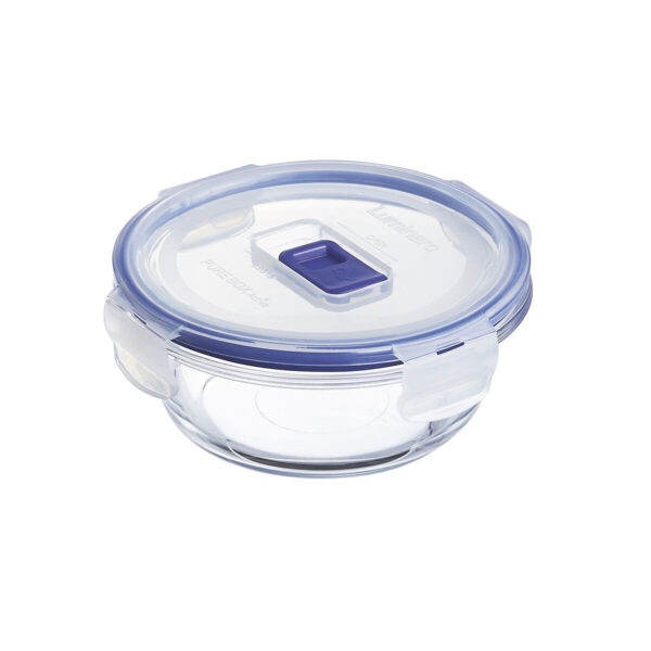 Lunchbox hermetisch Luminarc Pure Box Active 420 ml 12 x 5 cm zweifarbig Glas (6 Stück) – Bild 2