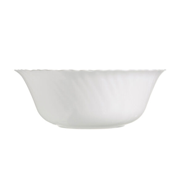 Salatschüssel Luminarc Feston Weiß Glas (25 cm) (6 Stück) – Bild 2