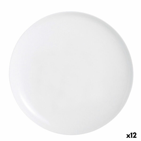 Pizzateller Luminarc Friends Time Weiß Glas Ø 32 cm (12 Stück)