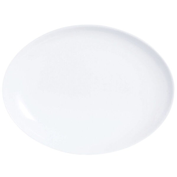 Kochschüssel Luminarc Diwali Oval Weiß Glas (33 x 25 cm) (12 Stück) – Bild 2