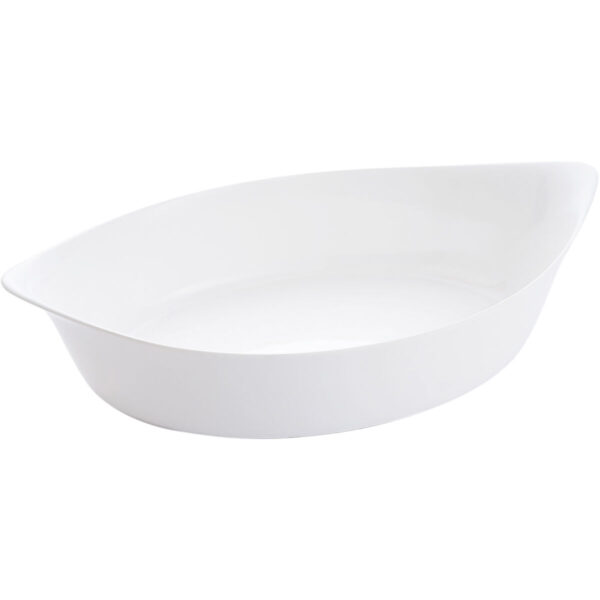 Kochschüssel Luminarc Smart Cuisine Oval Weiß Glas 6 Stück 38 x 22 cm – Bild 2