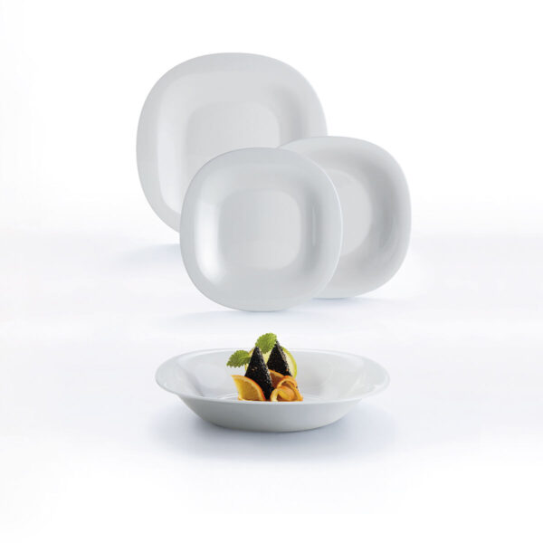 Dessertteller Luminarc Carine Granit Ø 19,5 cm Grau Glas (24 Stück) – Bild 2