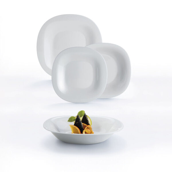 Schale Luminarc Diwali Granit Grau Glas Gehärtetes Glas 14,5 cm (24 Stück) – Bild 2