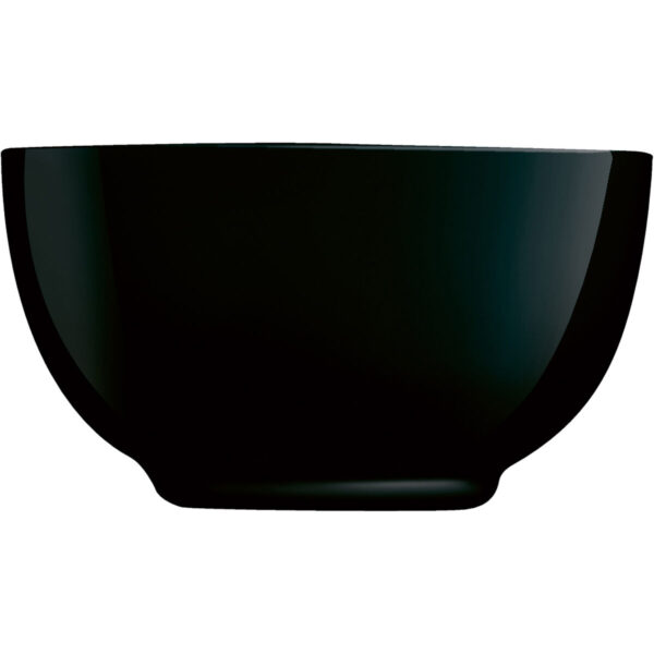 Schale Luminarc Diwali Noir Schwarz Glas Gehärtetes Glas 14,5 cm (24 Stück) – Bild 2