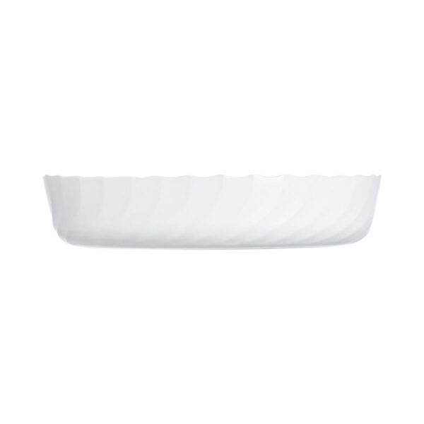 Kochschüssel Luminarc Trianon Oval Weiß Glas 31 x 24 cm (6 Stück) – Bild 2