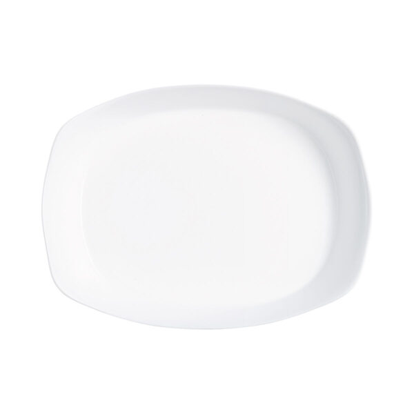 Kochschüssel Luminarc Smart Cuisine rechteckig Weiß Glas 38 x 27 cm (6 Stück) – Bild 3