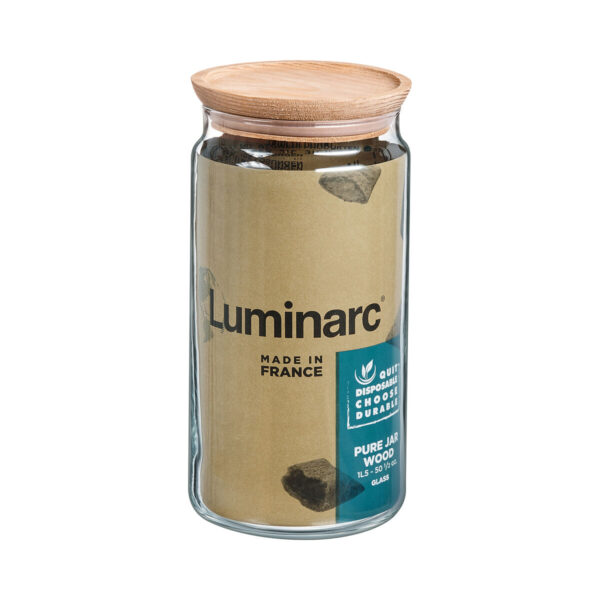Topf Luminarc Pav Durchsichtig Glas (1,5 L) (6 Stück) – Bild 2