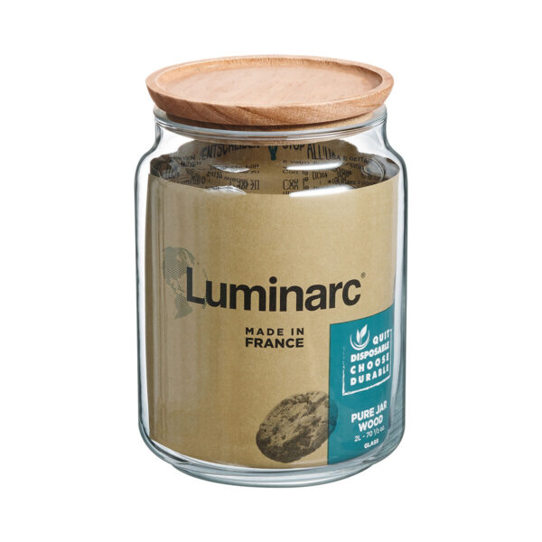 Topf Luminarc Pav Durchsichtig Glas (2 L) (6 Stück) – Bild 2